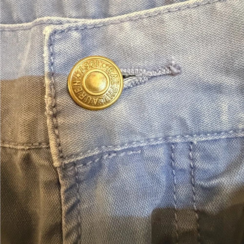 Polo Ralph Lauren Cargo Pants Size 36 Blue Classic Fit Casual Cotton Bottoms